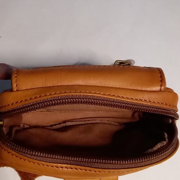 Cowhide Leather Wallet Clutch Accessory Slow Fashion Classic Quiet Luxury Boho - Picture 5 of 11